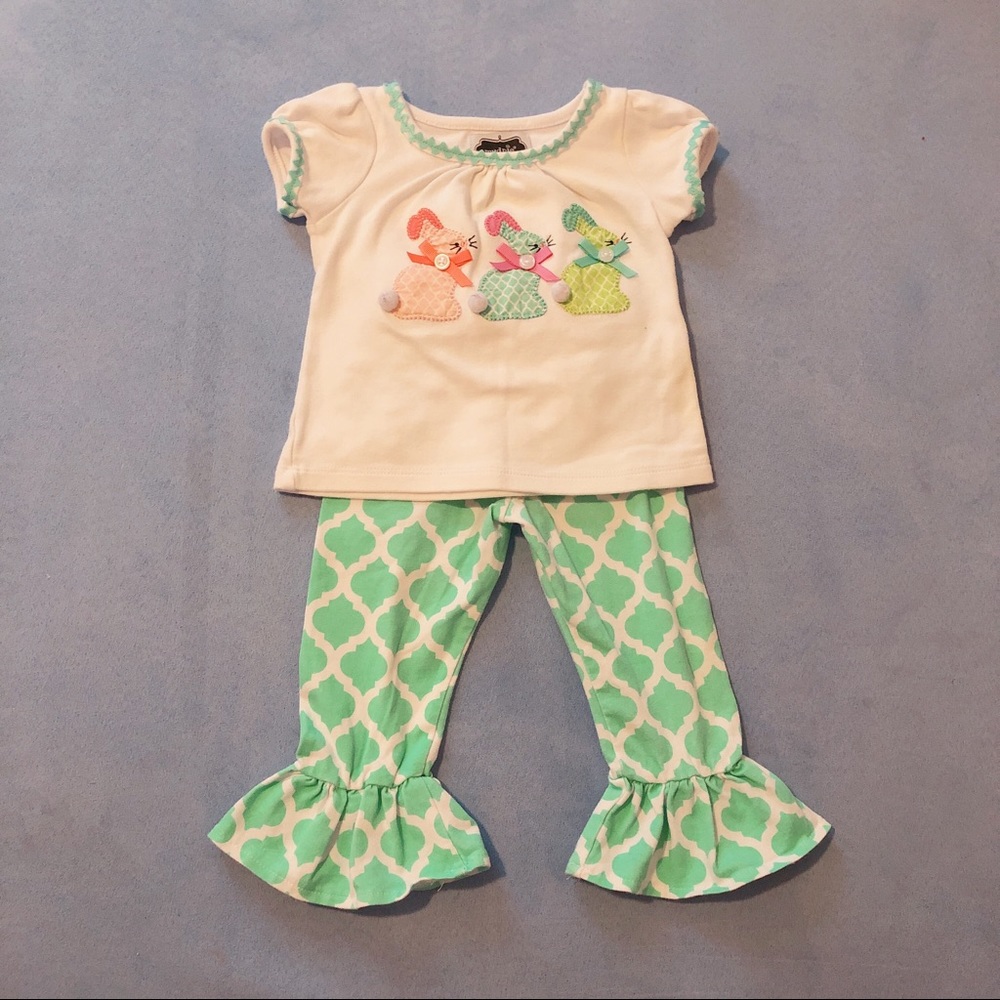 Mud pie bunny Easter outfit